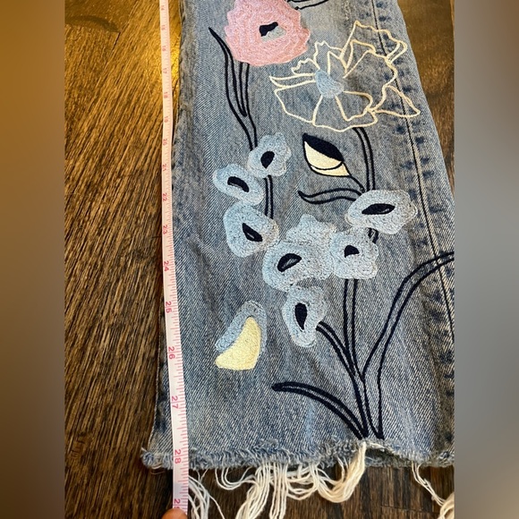 Bliss and Mischief Repurposed Embroidered Levi’s Jeans - Picture 16 of 16